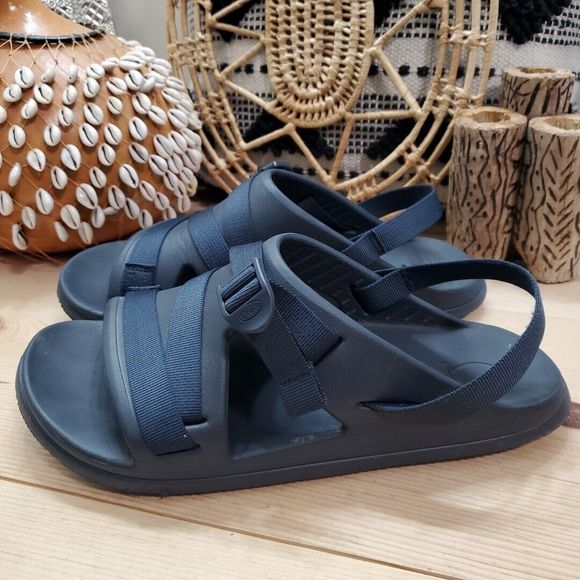 Chacos Chillos Sport Sandals Z/Strap EVA Vegan Arch Support Navy Blue Men 13 EUC main image 10